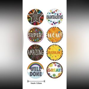 Teacher Stickers 500 NWT